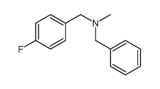 N-Benzyl-4-fluoro-N-Methylbenzylamine结构式