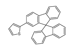 2-(9,9'-spirobi[fluorene]-2-yl)thiophene结构式