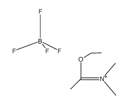 Dimethyl-[α-(ethoxy)-ethyliden]-ammonium-Ion Structure