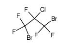 Propane, 1,3-dibromo-2-chloro-1,1,2,3,3-pentafluoro-结构式