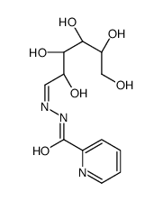 N-[(E)-[(2S,3R,4R,5R)-2,3,4,5,6-pentahydroxyhexylidene]amino]pyridine-2-carboxamide结构式