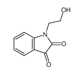 l-(2-hydroxyethyl)indol-2,3-dione结构式