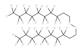 bis(3,3,4,4,5,5,6,6,7,7,8,8,9,9,10,10,10-heptadecafluorodecyl) disulphide结构式