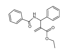 ethyl 3-benzoylamino-2-methylene-3-phenylpropanoate结构式