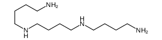 N'-[4-(4-aminobutylamino)butyl]butane-1,4-diamine结构式