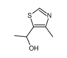 1-(4-methyl-1,3-thiazol-5-yl)ethanol结构式