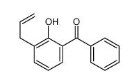 (2-hydroxy-3-prop-2-enylphenyl)-phenylmethanone结构式