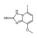 8-METHOXY-5-IODO-[1,2,4]TRIAZOLO[1,5-A]PYRIDIN-2-YL-AMINE structure