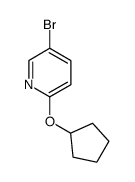 5-Bromo-2-cyclopentyloxy-pyridine structure