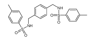 4-methyl-N-[[4-[[(4-methylphenyl)sulfonylamino]methyl]phenyl]methyl]benzenesulfonamide结构式