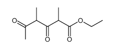2.4-Dimethyl-3.5-dioxo-hexansaeureethylester结构式