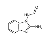 Formamide, N-(2-amino-1H-benzimidazol-1-yl)- (9CI) Structure