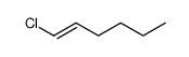 (E)-1-chloro-1-hexene结构式