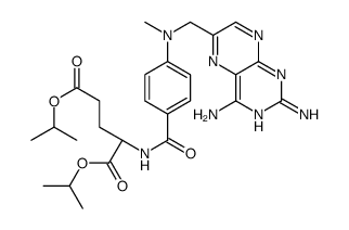 dipropan-2-yl (2S)-2-[[4-[(2,4-diaminopteridin-6-yl)methyl-methylamino]benzoyl]amino]pentanedioate结构式