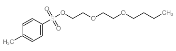 Ethanol,2-(2-butoxyethoxy)-, 1-(4-methylbenzenesulfonate) Structure