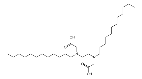 2-[2-[carboxymethyl(dodecyl)amino]ethyl-dodecylamino]acetic acid Structure