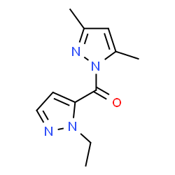 1H-Pyrazole,1-[(1-ethyl-1H-pyrazol-5-yl)carbonyl]-3,5-dimethyl-(9CI) picture