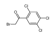 2-Bromo-1-(2,4,5-trichlorophenyl)ethanone Structure