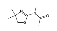 Acetamide,N-(4,5-dihydro-4,4-dimethyl-2-thiazolyl)-N-methyl- structure