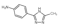 4-(5-METHYL-4H-[1,2,4]TRIAZOL-3-YL)-PHENYLAMINE Structure
