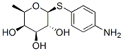 4-Aminophenyl-B-D-thiofucopyranoside structure