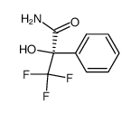 α-hydroxy-α-trifluoromethyl-α-phenylacetamide结构式