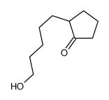 2-(5-hydroxypentyl)cyclopentan-1-one Structure