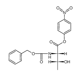 Benzyloxycarbonyl-L-threonin-<4-nitro-phenylester> Structure