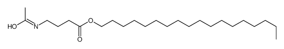 octadecyl 4-acetamidobutanoate Structure