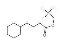 Cyclohexanebutanoicacid, 2,2,2-trichloroethyl ester结构式