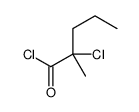 2-chloro-2-methylpentanoyl chloride Structure