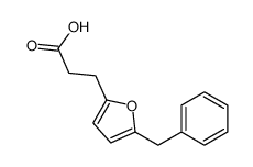 3-(5-苄基-2-呋喃基)丙酸结构式