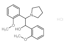 1,2-bis(2-methoxyphenyl)-2-pyrrolidin-1-yl-ethanol Structure