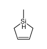 1-methyl-2,5-dihydro-1H-silole结构式