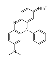 2-N,2-N-dimethyl-10-phenylphenazin-10-ium-2,8-diamine Structure