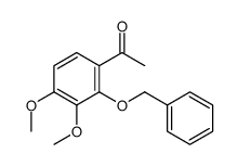 1-(3,4-dimethoxy-2-phenylmethoxyphenyl)ethanone结构式