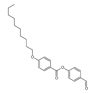 (4-formylphenyl) 4-decoxybenzoate结构式