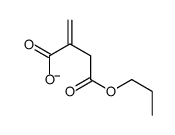 2-methylidene-4-oxo-4-propoxybutanoate结构式