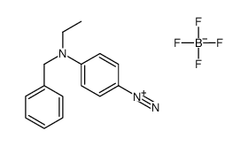 4-[benzyl(ethyl)amino]benzenediazonium tetrafluoroborate结构式