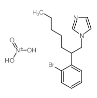 1H-Imidazole, 1-(2-(2-bromophenyl)heptyl)-结构式