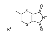 2-methyl-2,3-dihydro-[1,4]dithiino[2,3-c]pyrrole-5,7-dione, potassium salt结构式