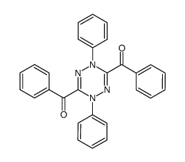 3,6-Dibenzoyl-1,4-dihydro-1,4-diphenyl-1,2,4,5-tetrazine结构式