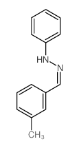 N-[(3-methylphenyl)methylideneamino]aniline Structure