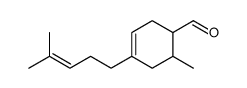 6-methyl-4-(4-methyl-3-pentenyl)cyclohex-3-ene-1-carbaldehyde Structure