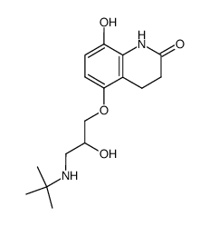 8-Hydroxycarteolol Structure