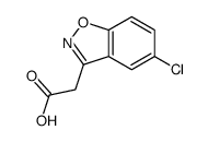 2-(5-chloro-1,2-benzoxazol-3-yl)acetic acid结构式