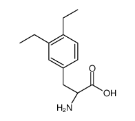 Phenylalanine, 3,4-diethyl- (9CI) Structure