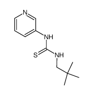 1-tert-Pentyl-3-(3-pyridinyl)thiourea结构式