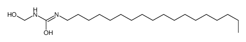 1-(hydroxymethyl)-3-octadecylurea structure