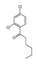 1-(2,4-dichlorophenyl)hexan-1-one结构式
